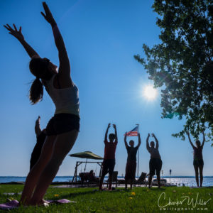 Standing Mountain Pose/Saluting the Sun/Standing Backbend